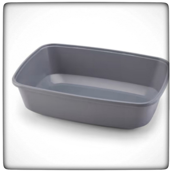 So Phresh Grey Open Kitten Cat Litter Box, 14" L X 10" W X 3.5" H - Picture 1 of 2